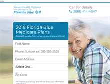 Tablet Screenshot of myfloridamedicareplan.com